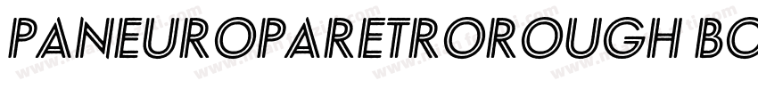 PaneuropaRetroRough Bold字体转换
